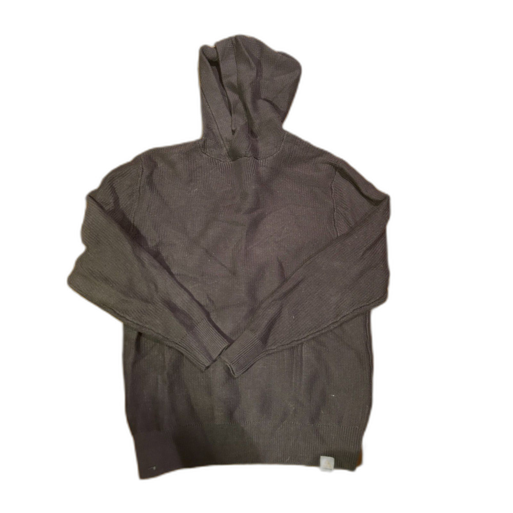 ZARA Brown knit texture sweatshirt Medium